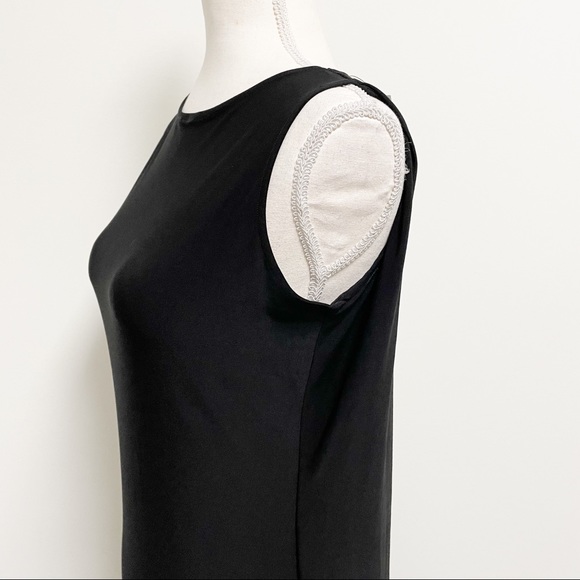 Norma Kamali Sleeveless Back Layered Midi Dress - Picture 5 of 8